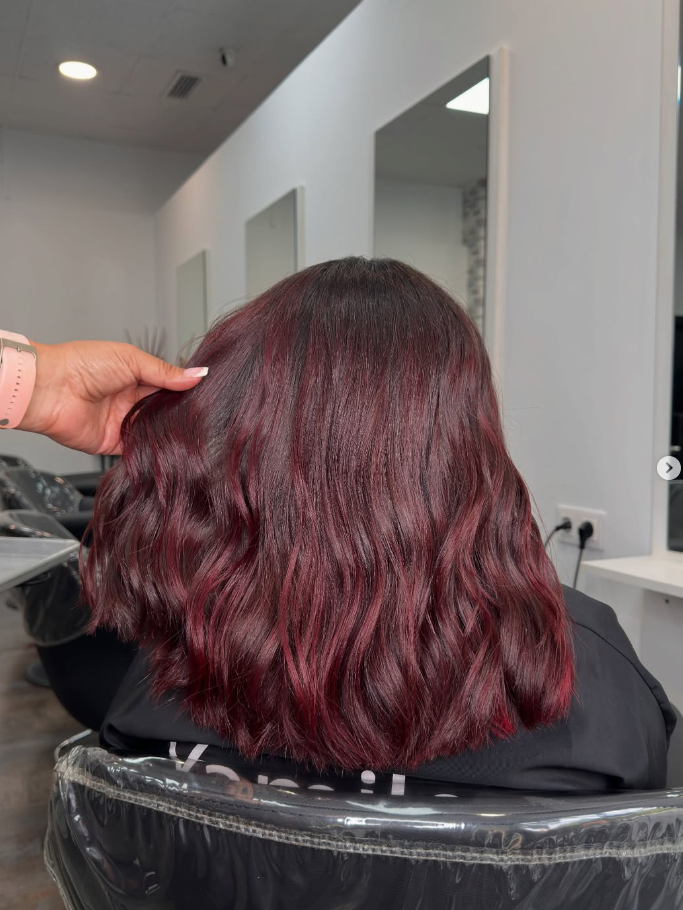 Trabajo de color realizado en Yamile Estilistas